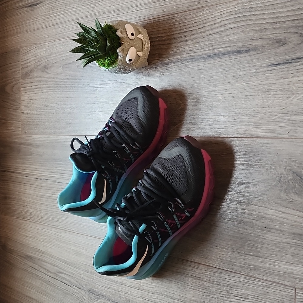 🖤💜 Nike Air Max OG Black & Purple-Blue Ombre Women 7 💜🖤